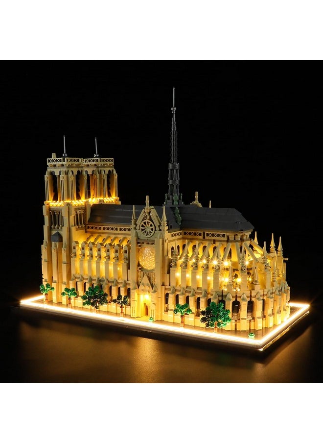 BRIKSMAX Light Kit for Lego-21061 Notre Dame Cathedral - Compatible with Lego Architecture Building Set- Not Include Lego Set
