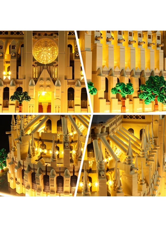 BRIKSMAX Light Kit for Lego-21061 Notre Dame Cathedral - Compatible with Lego Architecture Building Set- Not Include Lego Set