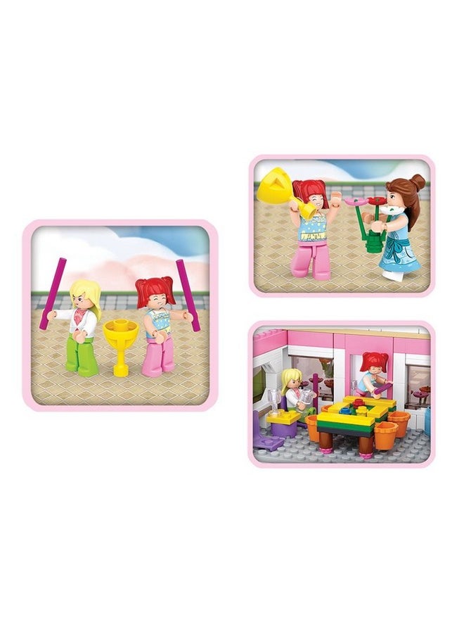 Sluban Play Bricks Girls Dream Snooker Club,Multi Colour, 289 Pcs