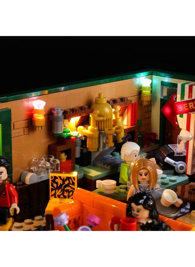 BRIKSMAX Led Lighting Kit for Friends Central Perk - Compatible with Lego 21319 Building Blocks Model- Not Include The Lego Set