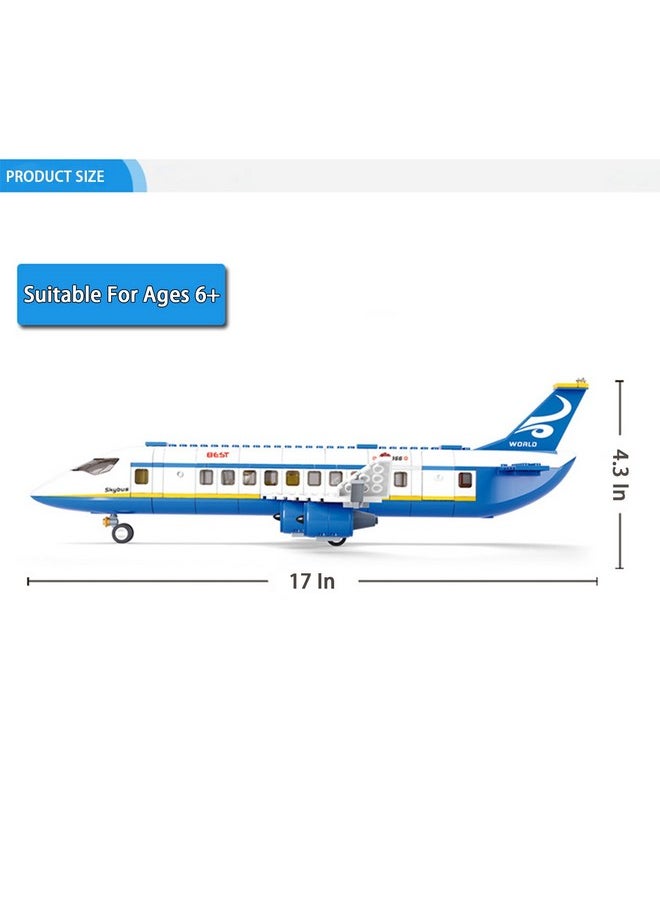 Sluban Aviation Blocks Plane Bricks Toy-Airbus (M38-B0366), 463 pieces
