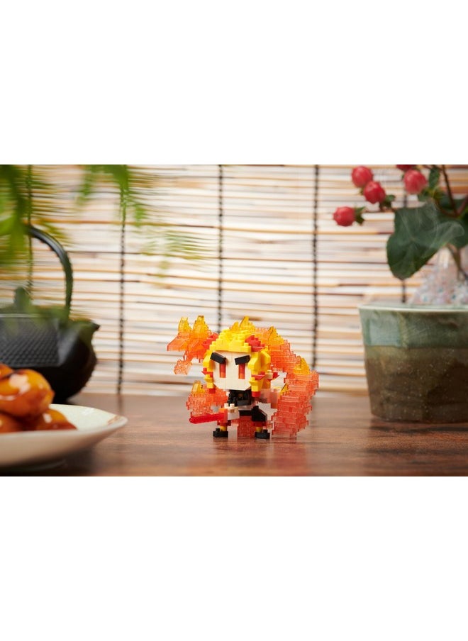 nanoblock - Demon Slayer: Kimetsu no Yaiba - Kyojuro Rengoku (Flame Breathing), Character Collection Series Building Kit