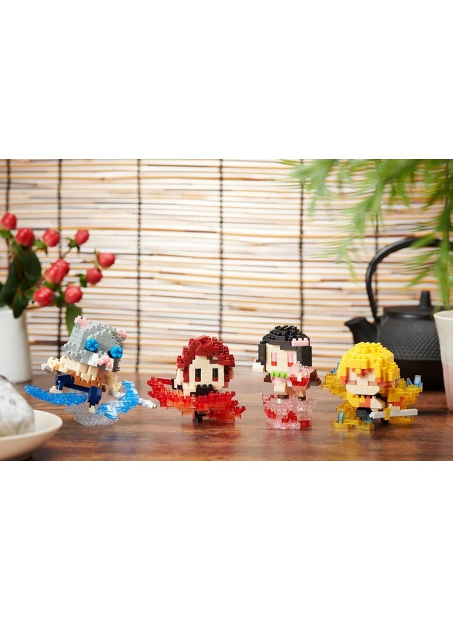 nanoblock - Demon Slayer: Kimetsu no Yaiba - Kyojuro Rengoku (Flame Breathing), Character Collection Series Building Kit