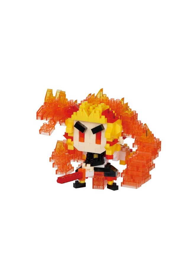nanoblock - Demon Slayer: Kimetsu no Yaiba - Kyojuro Rengoku (Flame Breathing), Character Collection Series Building Kit