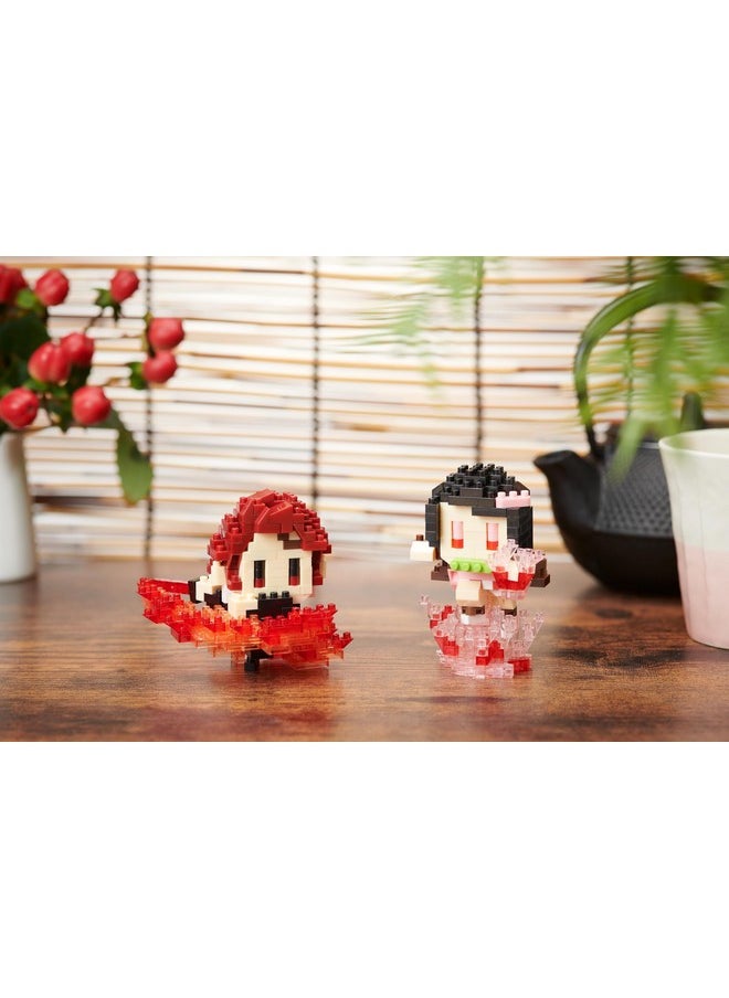 nanoblock - Demon Slayer: Kimetsu no Yaiba - Kyojuro Rengoku (Flame Breathing), Character Collection Series Building Kit