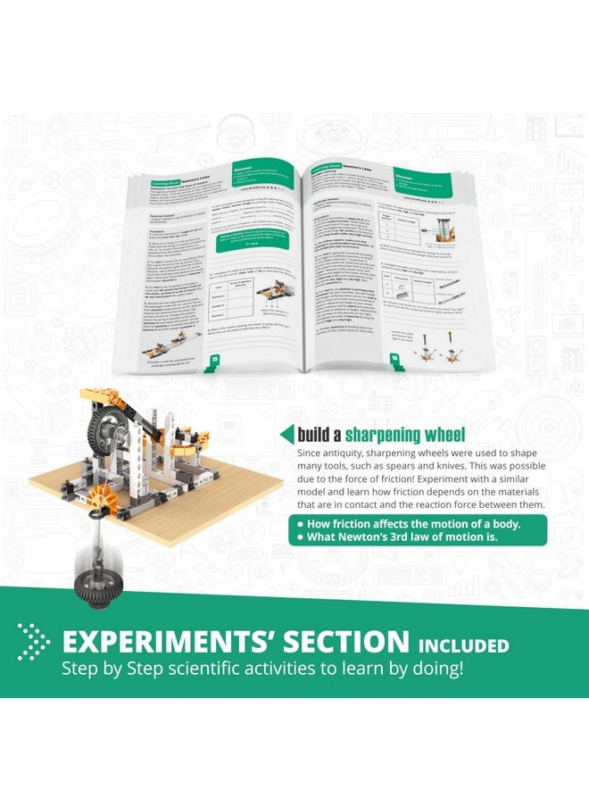 Engino- STEM Toys, Physics Laws: Inertia, Friction, Circular Motion, Construction Toys for Kids 9+, Educational Toys, Gifts for Boys & Girls (6 Model Options)