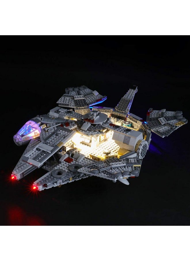 BRIKSMAX Led Lighting Kit for 75257 Millennium Falcon - Not Include The Lego Building Blocks Model Set