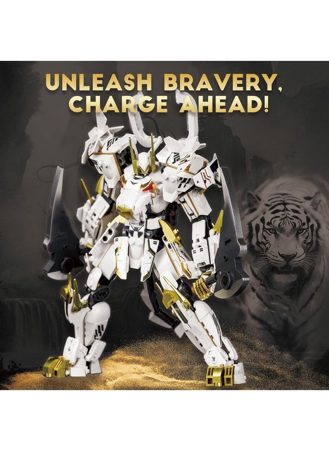 Sluban Mech Robot Building Toys for Adults, Destroy Warrior Action Figure Building Kit, Cool Kids Toys for Boys and Gift for Adults, 679PCS