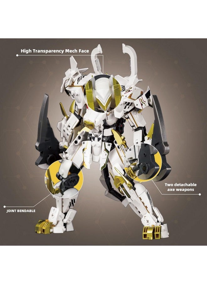 Sluban Mech Robot Building Toys for Adults, Destroy Warrior Action Figure Building Kit, Cool Kids Toys for Boys and Gift for Adults, 679PCS