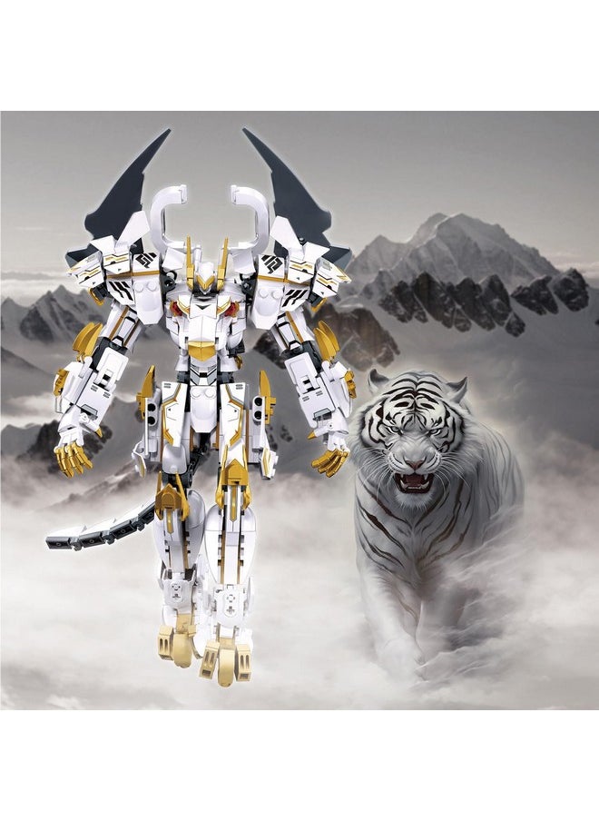Sluban Mech Robot Building Toys for Adults, Destroy Warrior Action Figure Building Kit, Cool Kids Toys for Boys and Gift for Adults, 679PCS