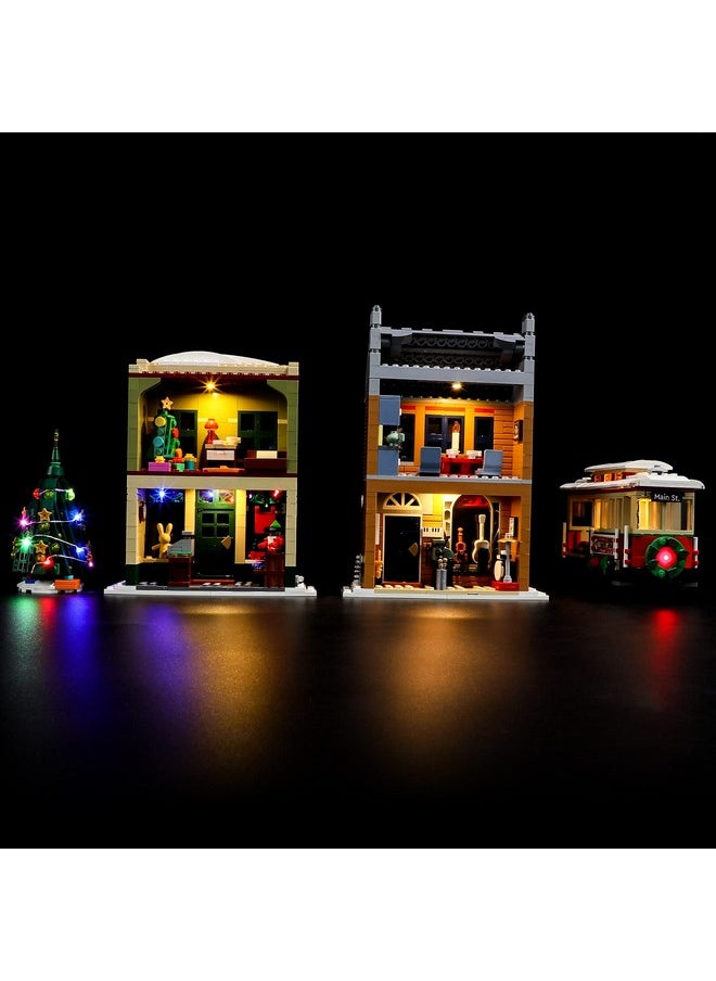 BRIKSMAX Led Lighting Kit for LEGO-10308 Holiday Main Street - Compatible with Lego Icons Building Model- Not Include Lego Set