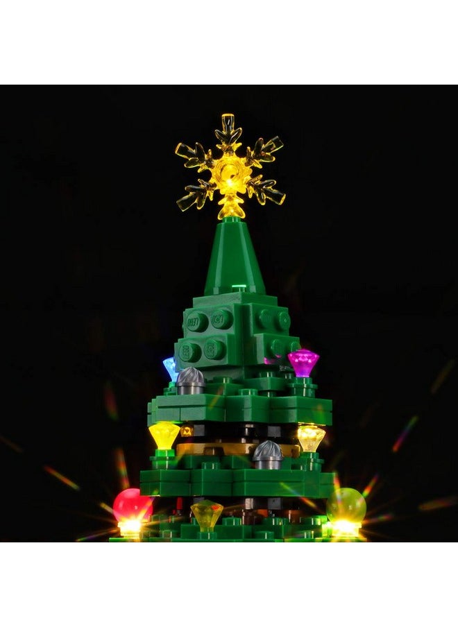 BRIKSMAX Led Lighting Kit for Christmas Tree - Compatible with Lego 40338 Building Blocks Model- Not Include The Lego Set