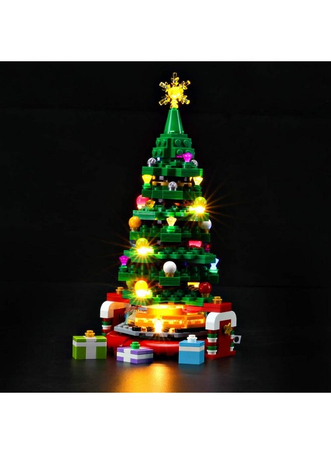 BRIKSMAX Led Lighting Kit for Christmas Tree - Compatible with Lego 40338 Building Blocks Model- Not Include The Lego Set