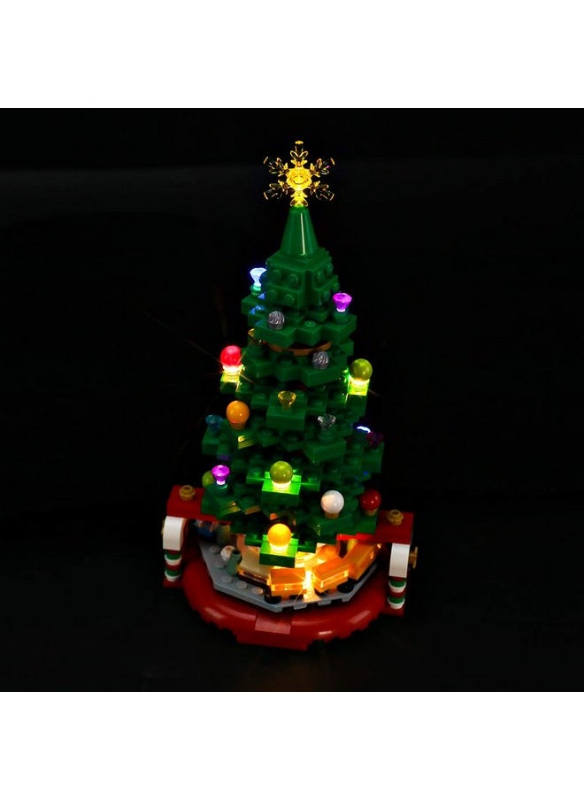 BRIKSMAX Led Lighting Kit for Christmas Tree - Compatible with Lego 40338 Building Blocks Model- Not Include The Lego Set