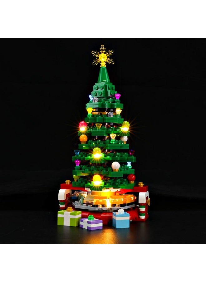 BRIKSMAX Led Lighting Kit for Christmas Tree - Compatible with Lego 40338 Building Blocks Model- Not Include The Lego Set