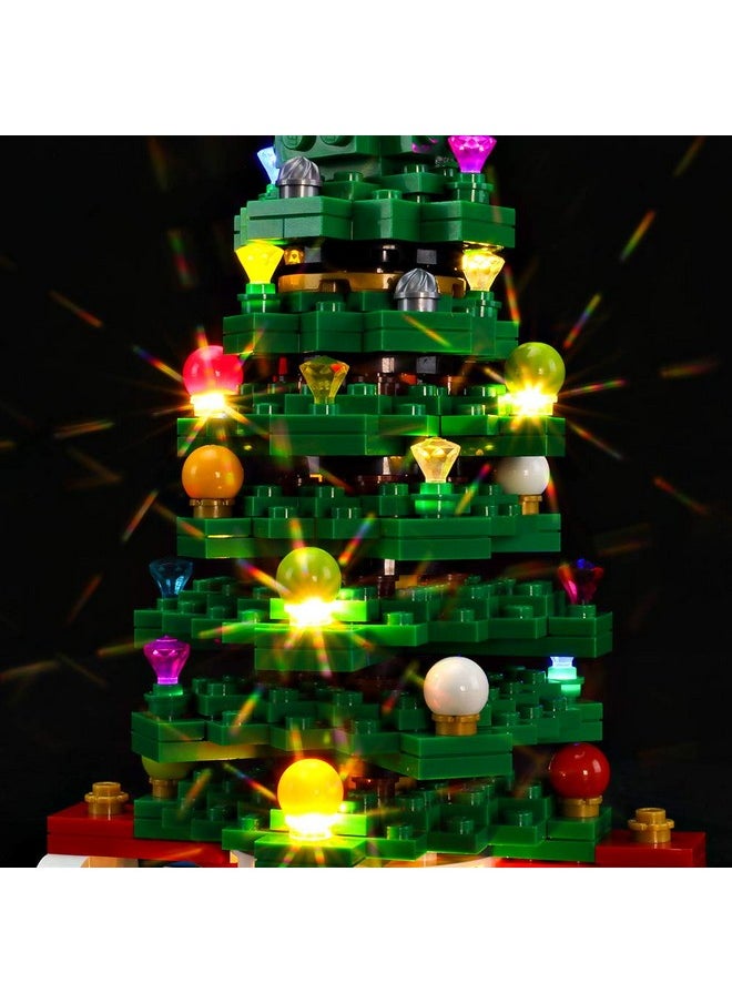 BRIKSMAX Led Lighting Kit for Christmas Tree - Compatible with Lego 40338 Building Blocks Model- Not Include The Lego Set