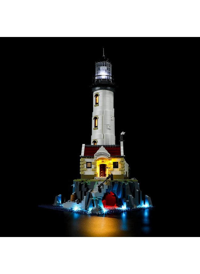 BRIKSMAX Led Lighting Kit for LEGO-21335 Motorized Lighthouse - Compatible with Lego Ideas Building Blocks Model- Not Include The Lego Set