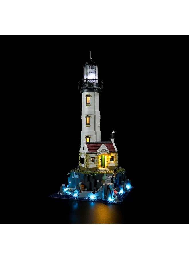 BRIKSMAX Led Lighting Kit for LEGO-21335 Motorized Lighthouse - Compatible with Lego Ideas Building Blocks Model- Not Include The Lego Set