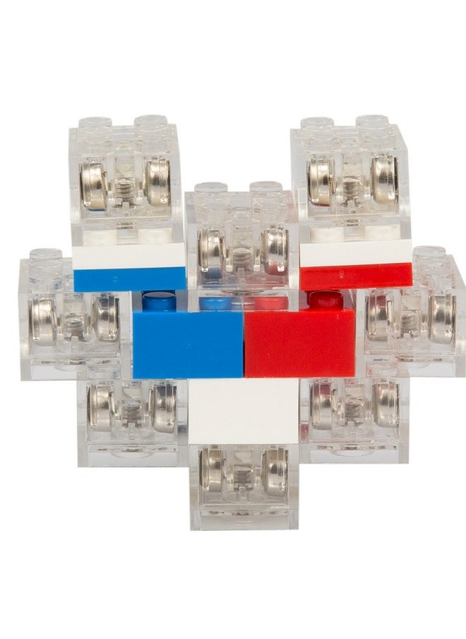SCS Direct Light Up Building Blocks Bricks set of 8 (2