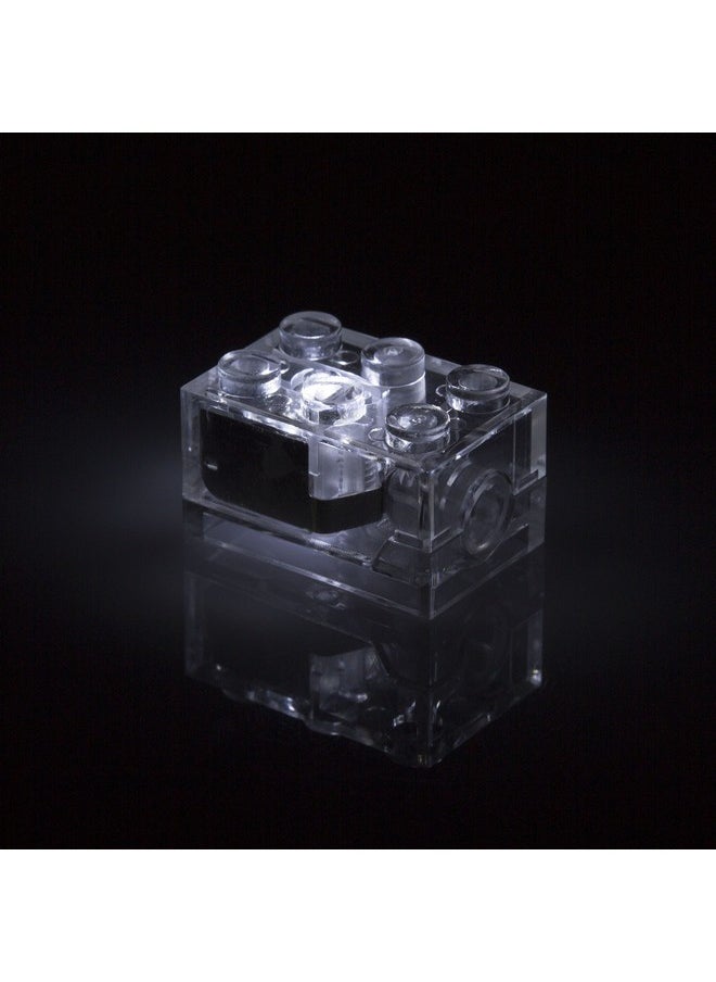 SCS Direct Light Up Building Blocks Bricks set of 8 (2