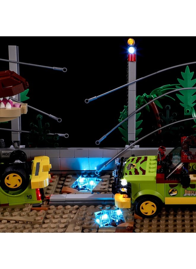 BRIKSMAX Light for Lego T. rex-Breakout 76956 - Led Lighting Kit Compatible with Lego 76956 - Not Include The Lego Set