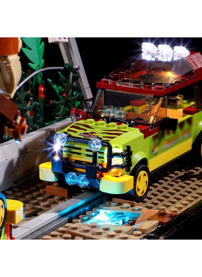 BRIKSMAX Light for Lego T. rex-Breakout 76956 - Led Lighting Kit Compatible with Lego 76956 - Not Include The Lego Set