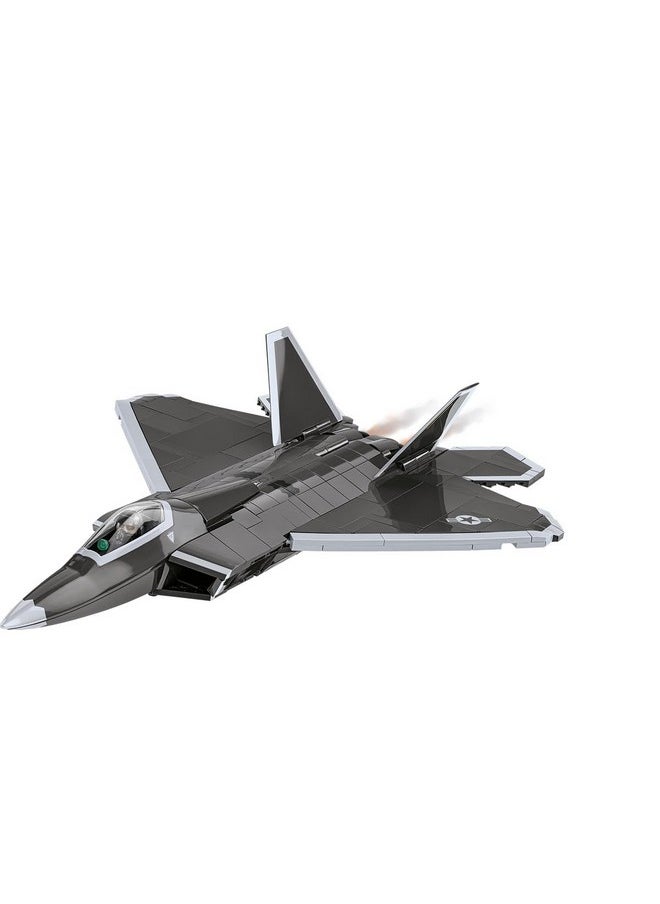 COBI Armed Forces Lockheed F-22 Raptor, Black & White