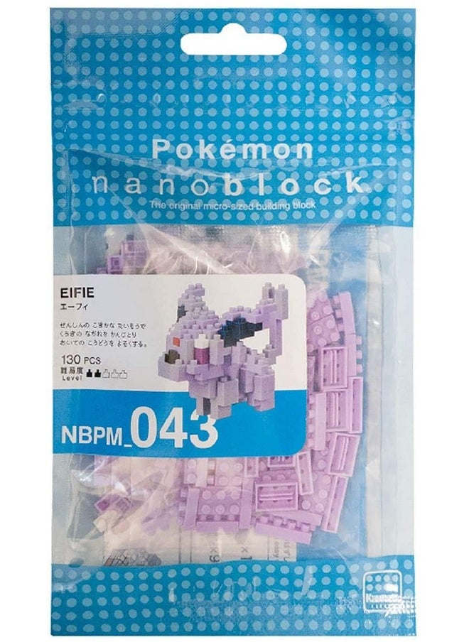 Nanoblocks - 2 Set Bundle - Espeon and Umbreon (Eifie and Blacky in Japan) - Adjustable Pokemon Characters (Japan Import)