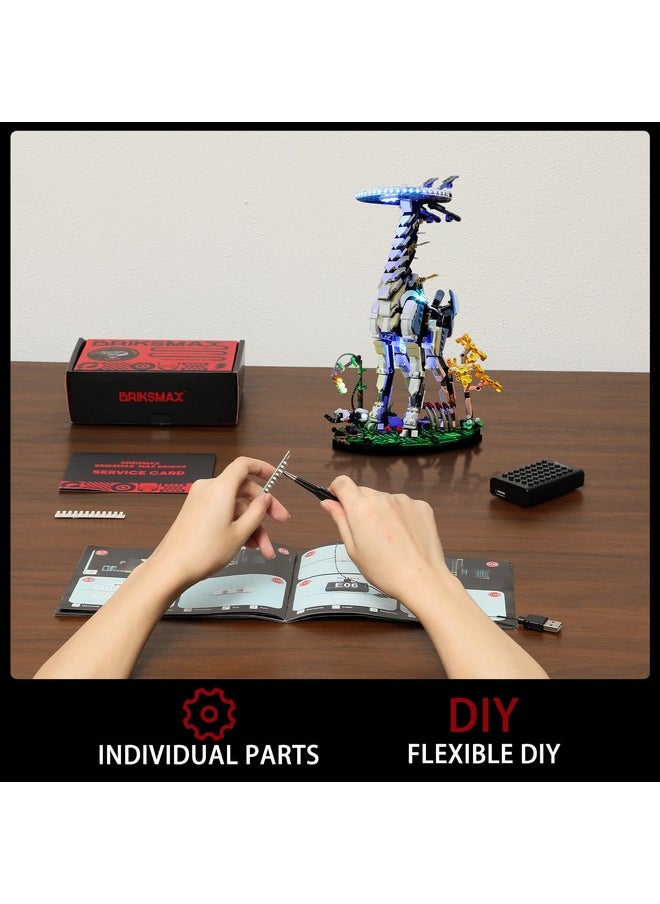 BRIKSMAX Led Lighting Kit Compatible with LEGO-76989 Horizon Forbidden West:Tallneck - Building Blocks Model- Not Include The Lego Set