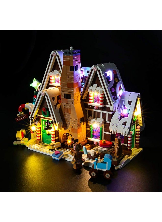 Briksmax Led Lighting Kit for Creator Gingerbread House - Compatible with Lego 10267 Building Blocks Model- Not Include The Lego Set
