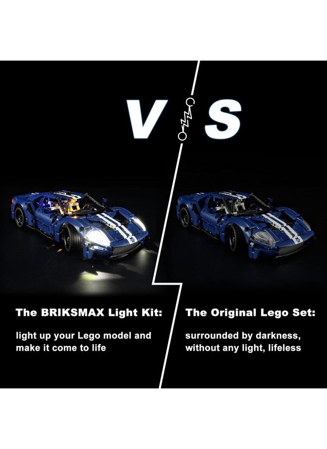 BRIKSMAX Led Lighting Kit for LEGO-42154 2022 Ford GT - Compatible with Lego Technic Building Blocks Model- Not Include Lego Set