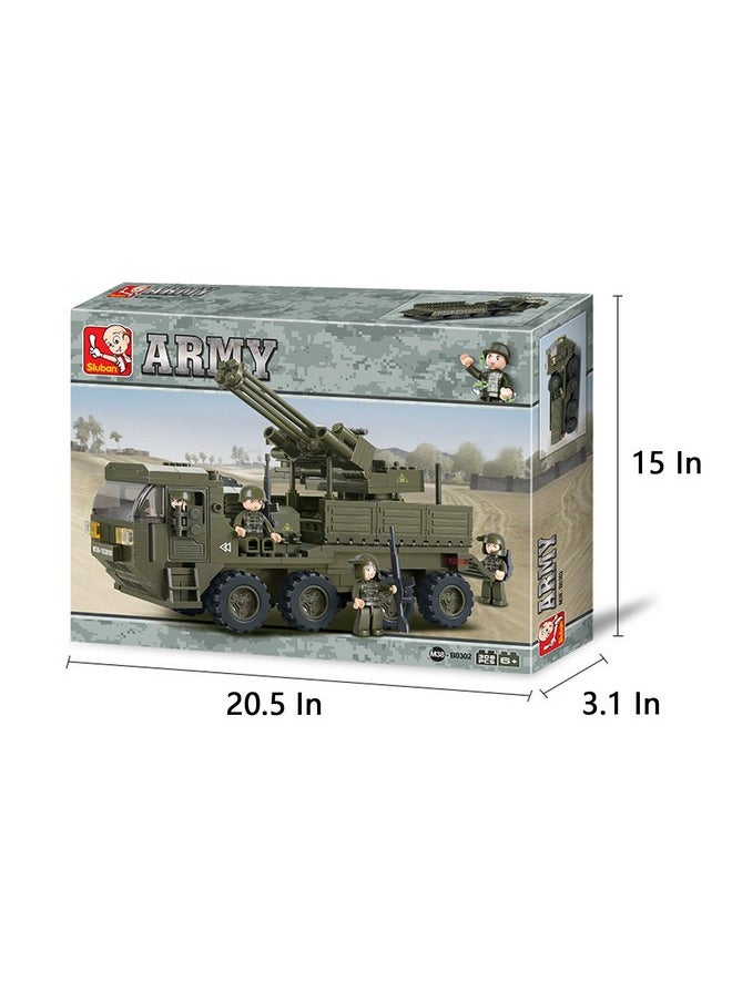 Sluban M38-B0302 Heavy Transporter Building Block Construction Set (306Piece)