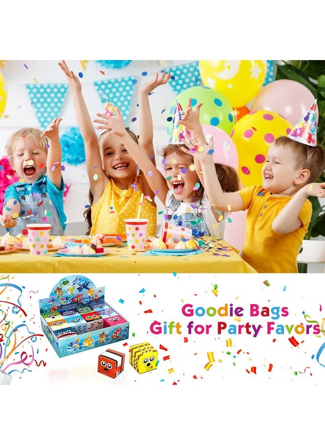 Party Favors for Kids Goodie Bags ,12PCS Mini Building Blocks Ocean Animal, Sea Creatures Building Blocks Set，Building Sets Stem Toys for Birthday Party Gift,Goodie Bags, Prize,Cake Topper