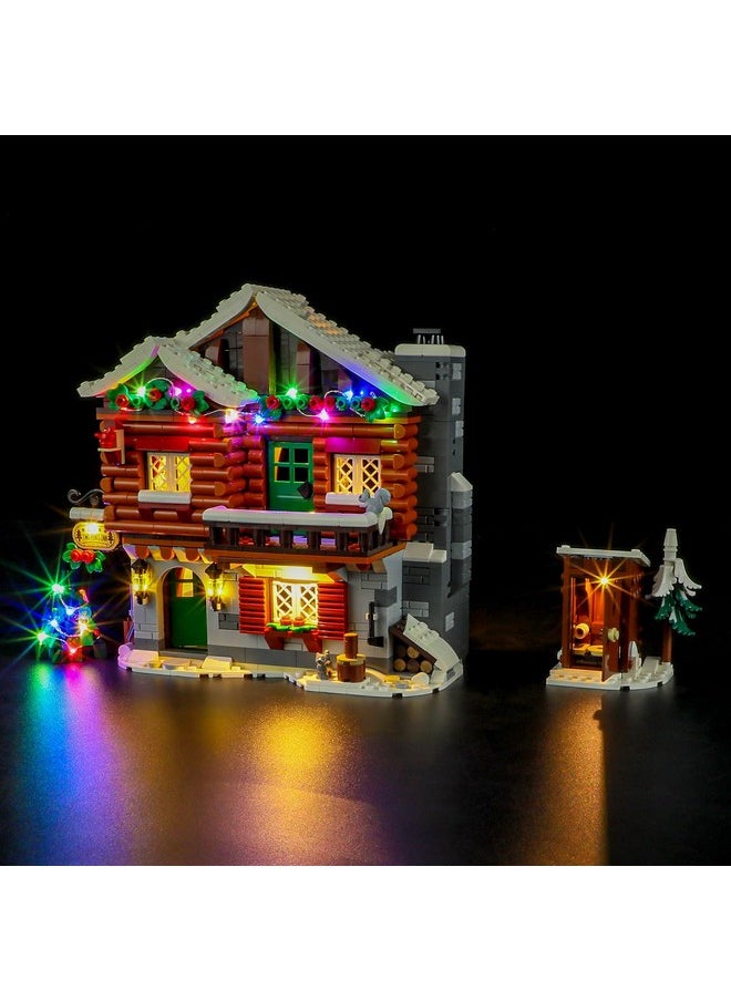 BRIKSMAX Led Lighting Kit for LEGO-10325 Alpine Lodge - Compatible with Lego Icons Christmas Village Building Set- Not Include Lego Set