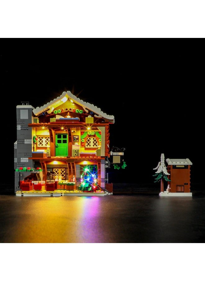 BRIKSMAX Led Lighting Kit for LEGO-10325 Alpine Lodge - Compatible with Lego Icons Christmas Village Building Set- Not Include Lego Set