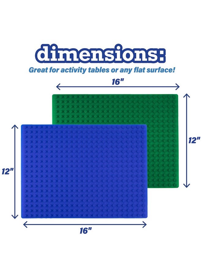 SCS Direct Brick Building Blocks Silicone Playmat - 16