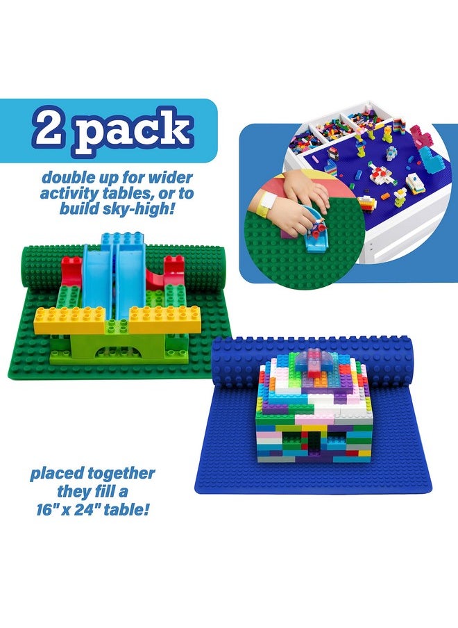 SCS Direct Brick Building Blocks Silicone Playmat - 16