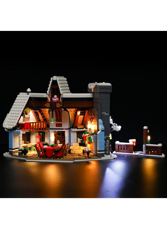 BRIKSMAX Led Lighting Kit for Creator Santa's Visit - Compatible with Lego 10293 Building Blocks Model- Not Include The Lego Set