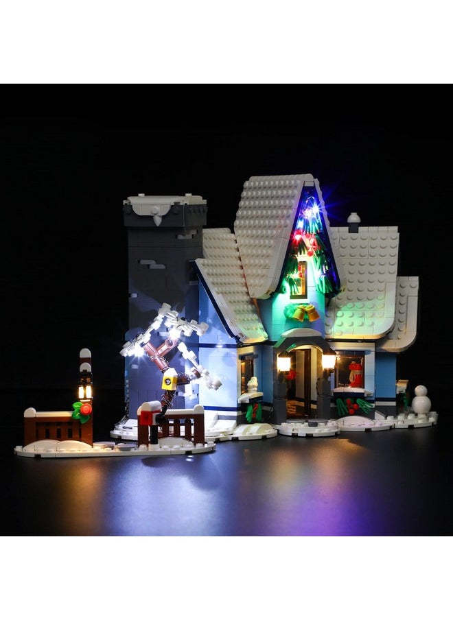 BRIKSMAX Led Lighting Kit for Creator Santa's Visit - Compatible with Lego 10293 Building Blocks Model- Not Include The Lego Set