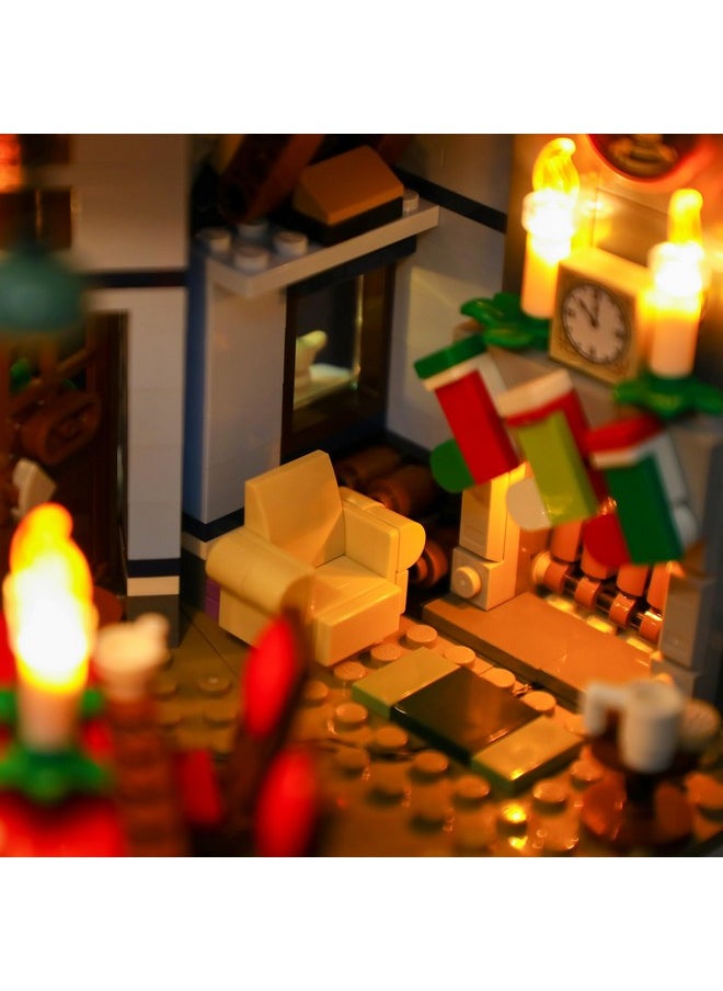 BRIKSMAX Led Lighting Kit for Creator Santa's Visit - Compatible with Lego 10293 Building Blocks Model- Not Include The Lego Set
