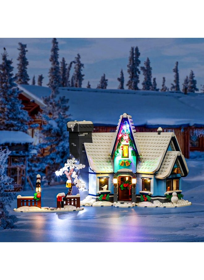 BRIKSMAX Led Lighting Kit for Creator Santa's Visit - Compatible with Lego 10293 Building Blocks Model- Not Include The Lego Set