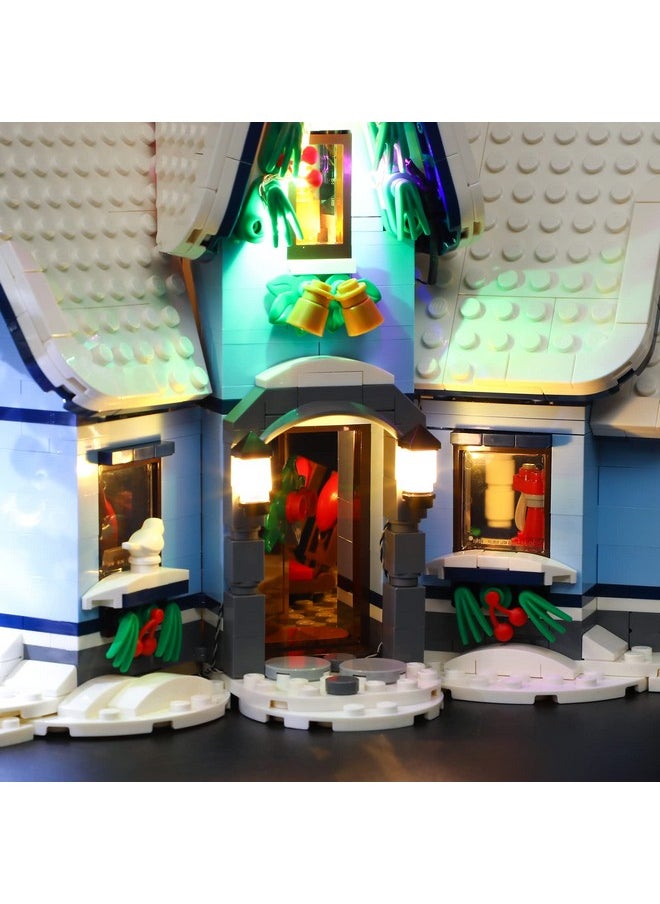 BRIKSMAX Led Lighting Kit for Creator Santa's Visit - Compatible with Lego 10293 Building Blocks Model- Not Include The Lego Set