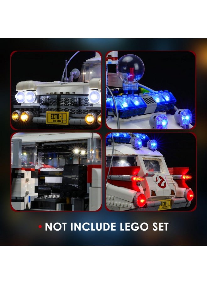 BRIKSMAX Led Lighting Kit for Ghostbusters ECTO-1 - Compatible with Lego 10274 Building Blocks Model- Not Include The Lego Set