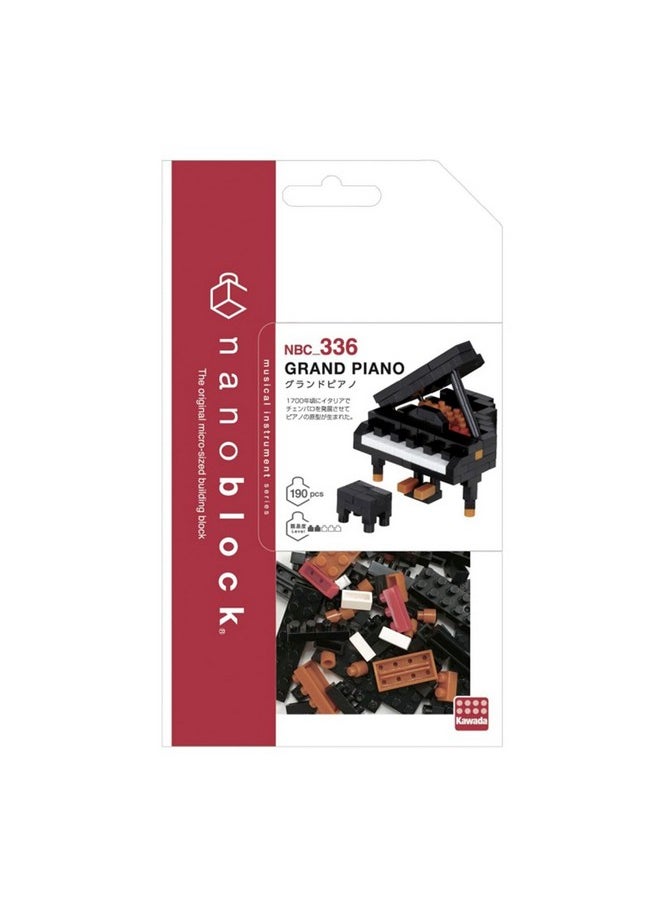 nanoblock - Instruments - Grand Piano, Collection Series Building Kit