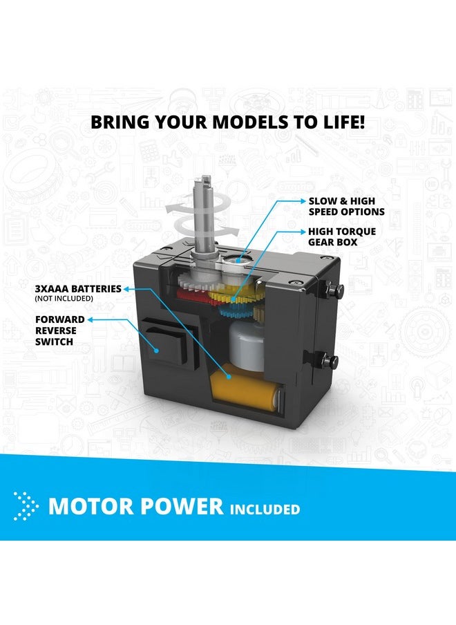Engino- Inventor STEM Toys, Motorized Offroader Construction Toys for Kids 9+, STEM Building Toys, STEM Kits, Gifts for Boys & Girls