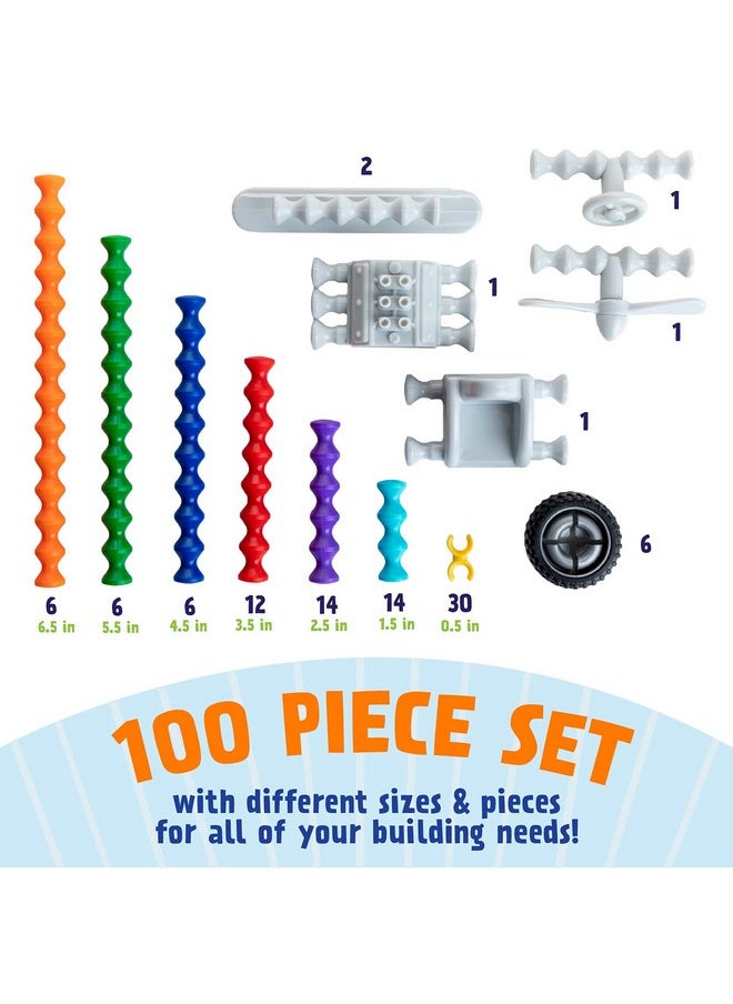 POPULAR PLAYTHINGS Clipstix, 100 Pieces