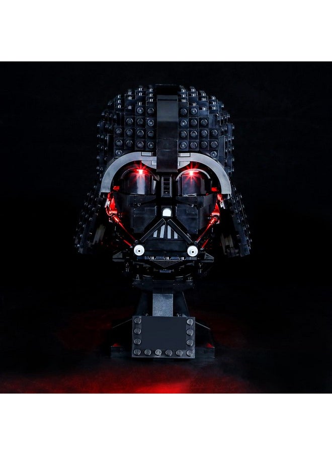 BRIKSMAX Led Lighting Kit for Darth Vader Helmet - Compatible with Lego 75304 Building Blocks Model- Not Include The Lego Set