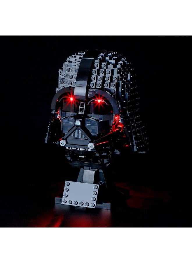BRIKSMAX Led Lighting Kit for Darth Vader Helmet - Compatible with Lego 75304 Building Blocks Model- Not Include The Lego Set