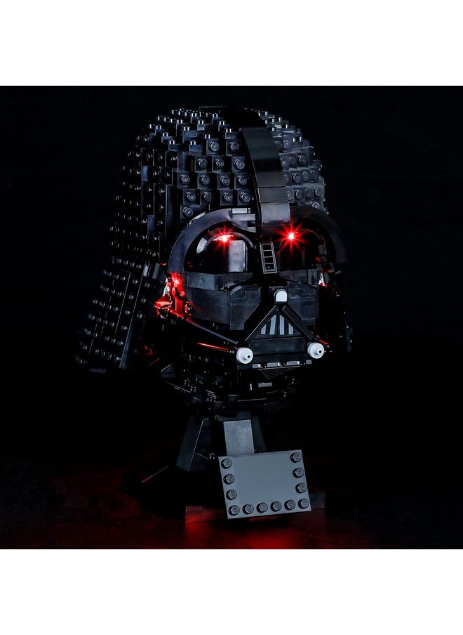 BRIKSMAX Led Lighting Kit for Darth Vader Helmet - Compatible with Lego 75304 Building Blocks Model- Not Include The Lego Set