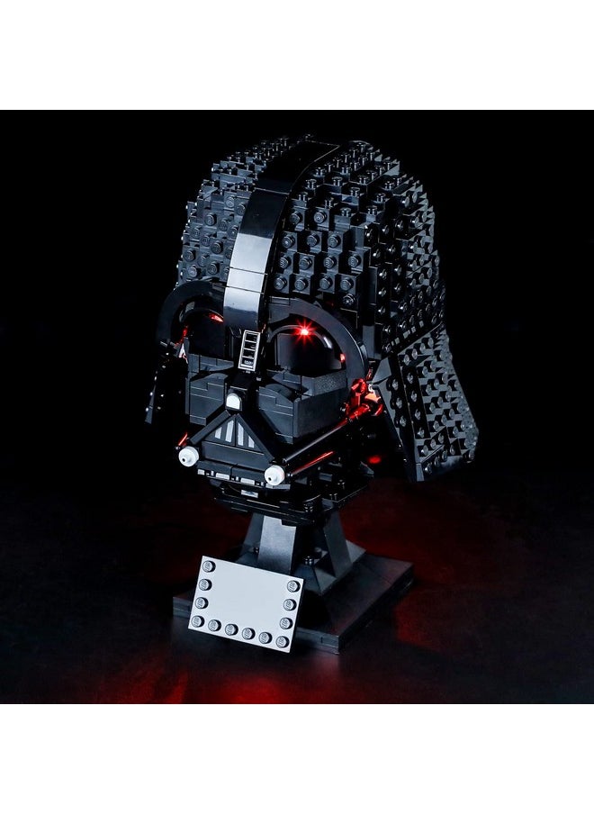 BRIKSMAX Led Lighting Kit for Darth Vader Helmet - Compatible with Lego 75304 Building Blocks Model- Not Include The Lego Set